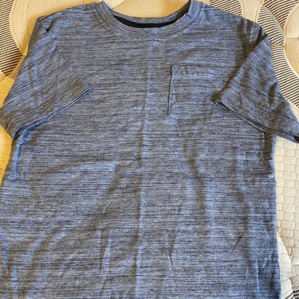 Basic blue short sleeve Tee